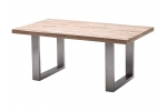 CASTELLO 240 jedálenský stôl, dub bielený, nohy nerez