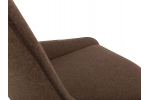 ALDRINA jedálenská stolička cappuccino-hnedá, detail
