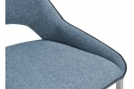 ALDRINA jedálenská stolička petrolejová-šedá, detail (2)