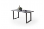 CALABRIA 180,200 jedálenský stôl šedá piesková,plát 3,5cm +podnož tvaru  U antik
