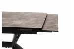 Siros jedálenský stôl doska vzhľad kameň hnedý, detail