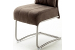 AZUL jedálenská stolička, nerez, farba piesková detail