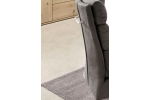 ROCHESTER jedálenská stolička, podnož nerez, farba sivá (3)