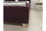 posteľ PETRA 2 s olemovaním, látka RUBY 06, detail