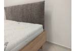 posteľ VIKI s čaluneným čelom-detail čelo postele