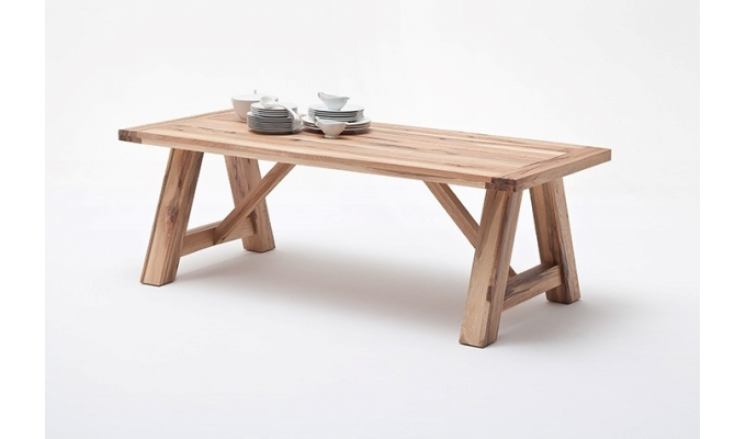 Masívny jedálenský stôl BRISTOL - dub divoký