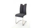 ARTOS 2 XL jedálenská stolička koža čierna