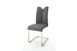 ARTOS 2 XL jedálenská stolička koža šedá