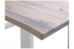 MATRAS jedálenský stôl dub bielený detail