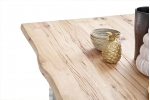 MATRAS jedálenský stôl dub divoký detail hrany